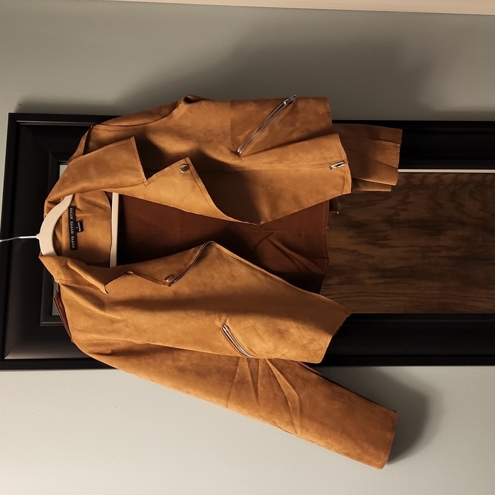Faux seude jacket size large